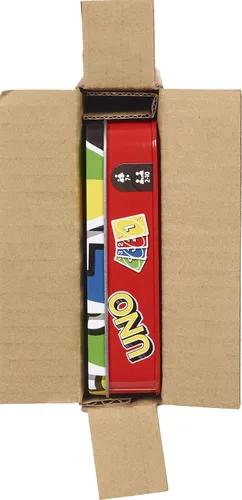 Miniatura 8 de Mattel Games Juego de cartas UNO para niños, adultos y noches y fiestas familiares, viajes y vacaciones, baraja accesible y personalizable