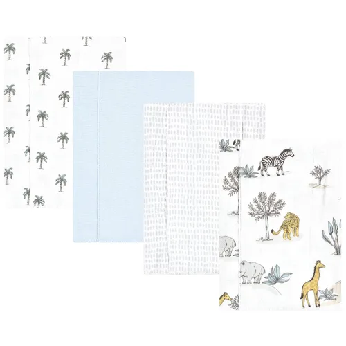 Miniatura 190 de Hudson Baby - Paños unisex de franela de algodón para bebé, bosque, talla única
