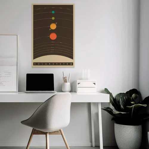 Miniatura 3 de E The Solar System - Póster educativo (24 x 36 pulgadas, sin marco)