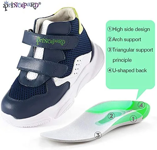 Miniatura 2 de Zapatos ortopédicos para niños y niñas, zapatos deportivos correctivos para niños con soporte de arco para el cuidado de la salud de los pies