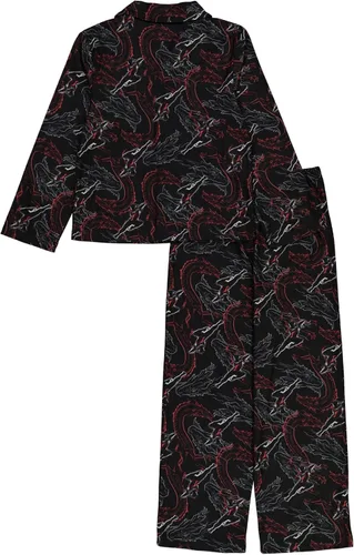 Miniatura 2 de Marvel The Avengers Shang-Chi Spider-Man - Conjunto de pijama de 2 piezas de ajuste holgado
