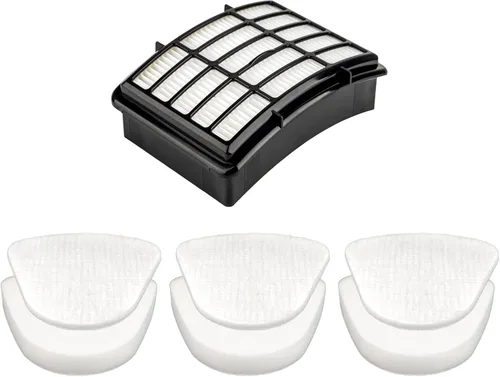 1 HEPA + 3 filtros de espuma de repuesto compatibles con Shark Vacuum Navigator Lift Away NV350 NV351, NV352, NV355, NV356E, NV360, NV370 NV391,