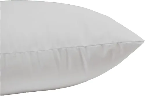 Miniatura 3 de MoonRest® Paquete de 4 – Relleno de almohada cuadrada alternativa de plumón sintético – Funda de algodón tejido para almohada, cojín de sofá – 8 x 8
