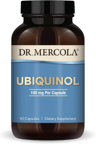 Miniatura 12 de Dr. Mercola Ubiquinol 100 mg por porción, 30 porciones (30 cápsulas), suplemento dietético, apoya la salud y el bienestar general, sin OMG