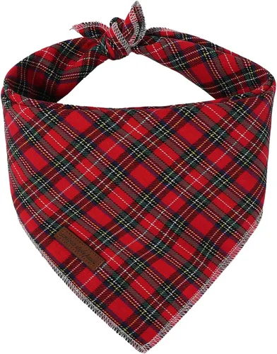 Miniatura 26 de Unique Style Paws Bandanas para perros, 1 unidad, lavables, de algodón, triangular, para otoño, con margaritas de abeja, para perros y gatos