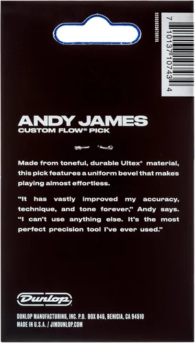 Miniatura 5 de Dunlop Andy Andy James Flow® Jumbo Pick 2.0MM - Paquete de 3