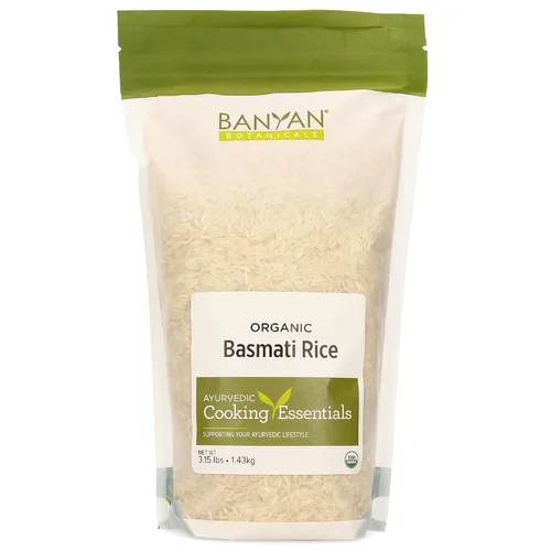Miniatura 8 de Banyan Botanicals Arroz basmati blanco – Arroz basmati orgánico y puro para cocinar comidas saludables y hacer Kitchari – Con bolsa resellable