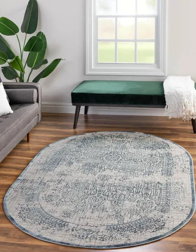 Miniatura 24 de Unique Loom Aberdeen Collection - Alfombra de área Stanhope (2' 7" x 6' 1" camino, gris/beige)