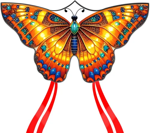 Miniatura 8 de Mint's Colorful Life Butterfly Kite for Kids & Adults, 55" x 28" Large Kite for Boys & Girls, Easy to Fly Kites for Beginners, Beach Single Line