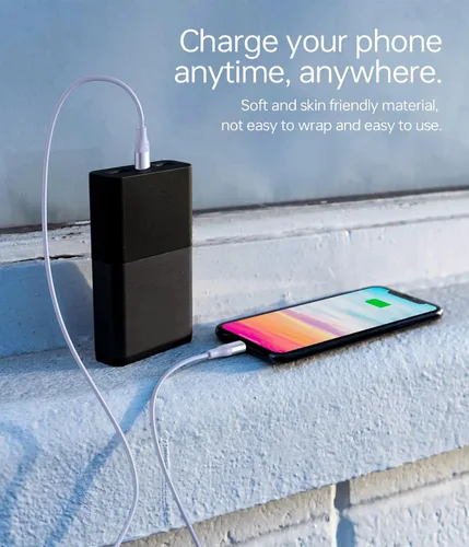 Miniatura 5 de Cable USB C a Lightning de Apple, paquete de 3 cargadores de iPhone de 6 pies con certificación MFi de carga rápida tipo C a Lightning, cable