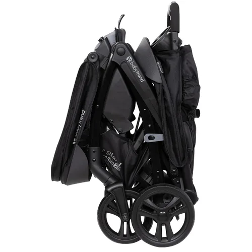 Miniatura 10 de Baby Trend Cochecito de bebé y niño pequeño doble y asiento de coche combo, juego de 2 piezas, Stormy - Cochecito de viaje ligero y compacto