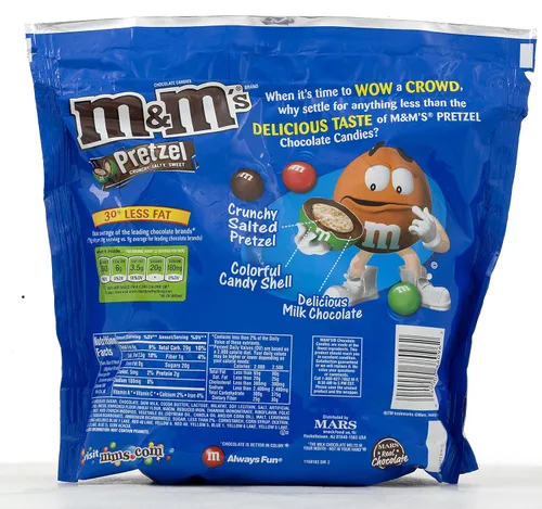 Miniatura 3 de M&M's Pretzel Chocolate Candy Bolsa de 30 onzas