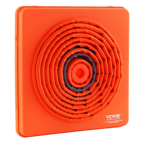 Miniatura 9 de VEVOR Conos de seguridad, paquete de 4 conos de tráfico plegables de 28 pulgadas, conos de construcción con collares reflectantes, base ancha y una