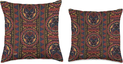 Miniatura 3 de Marvel Black Panther Wakanda - Almohada estampada (16 x 16 pulgadas), multicolor