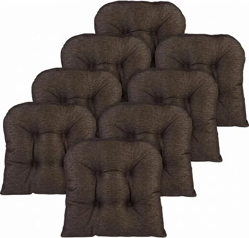 Miniatura 114 de Klear Vu Gripper Overstuffed - Cojines universales antideslizantes para silla de comedor para decoración de cocina o uso de oficina, almohadilla