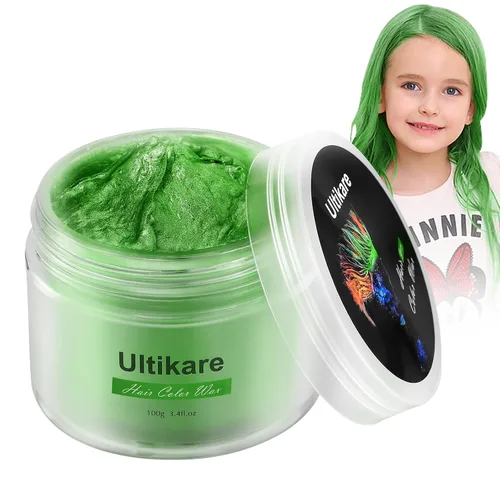 Miniatura 12 de Color de cabello temporal para niños, Ultikare cera para el cabello lavable, cera de tiza natural, crema de barro de arcilla para peinado DIY