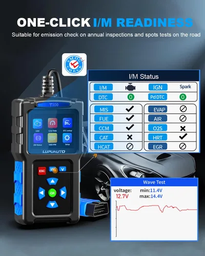 Miniatura 4 de Herramienta de diagnóstico del escáner T200 OBD2, lector de códigos de coche OBDII, lectores de código de motor de verificación de vehículos