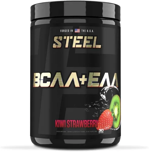 Miniatura 6 de Steel Supplements Polvo BCAA EAA de alto rendimiento Promueve el crecimiento muscular magro y la resistencia al entrenamiento Proporción 2:1:1