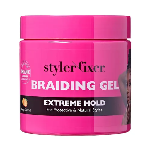 Miniatura 11 de Red by Kiss Gel para Trenzas de Fijación Extrema Styler Fixer para Trenzas de Caja y Cornrows, Hidratante, Acondicionador, Control de Encrespamiento