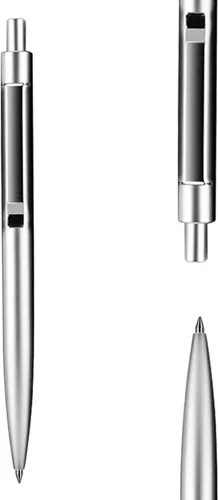 Miniatura 10 de DUNBONG Bolígrafo de Gel de Metal Negro, Bolígrafo de Tinta de Gel, Tinta Negra, Pluma de Tinta Retráctil de 0.5mm (Negro)