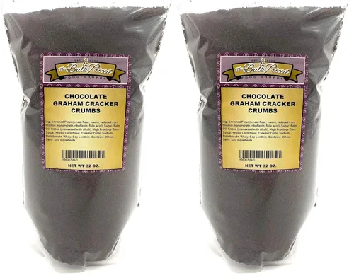 Miniatura 3 de Migas de galletas Graham de chocolate, tamaño a granel (bolsa de pie resellable de 2 libras)