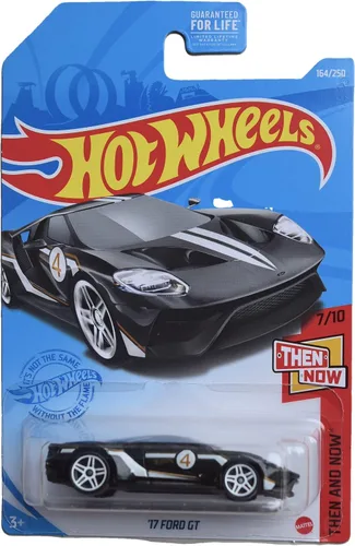 Hot Wheels Ford GT '17, entonces y ahora 7/10 [negro] 164/250