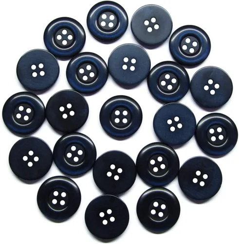 Miniatura 9 de ButtonMode Botones uniformes para ropa de trabajo, escuela, chef, cocina, ropa quirúrgica, delantales con 2 agujeros de 0.748 in (3/4 pulgadas)