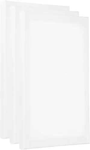 Miniatura 10 de PATIKIL Paneles de lienzos de pintura para pintura, paquete de 3 paneles rectangulares de madera de 5 x 7 pulgadas, paneles de arte en blanco