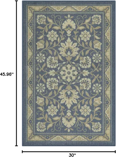 Miniatura 3 de Maples Rugs Florence - Alfombra antideslizante y lavable de 2 pies 6 pulgadas x 3 pies 10 pulgadas para pasillo de cocina