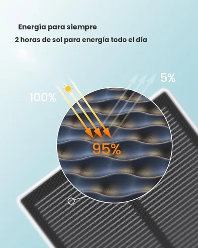Miniatura 5 de AOSU Cámara solar de seguridad para exteriores – Cámaras de seguridad 100% sin cables, inalámbricas para exteriores para vigilancia en el hogar