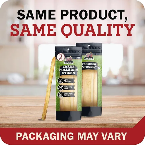 Miniatura 14 de Redbarn Pet Products Palitos de colágeno de carne de res totalmente naturales grandes de 12 pulgadas para perros, alternativa de larga duración
