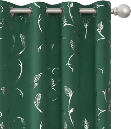 Miniatura 12 de BUHUA Cortinas Opacas de 63 Pulgadas de Largo, 2 Paneles con Aislamiento Térmico, Tratamiento de Ventana para Dormitorio, Cortinas Oscurecedoras