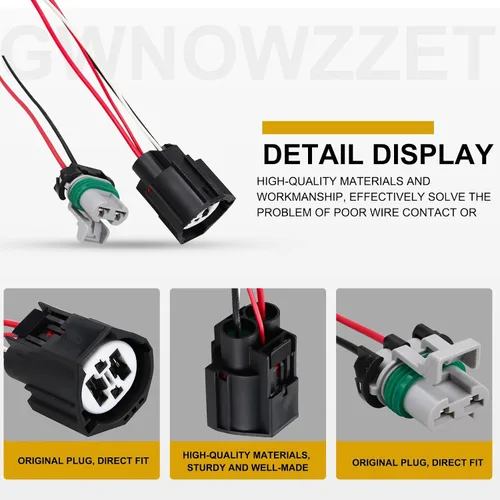 Miniatura 4 de Módulo de relé de control de ventilador de refrigeración Conector Arnés de cables 902-209 para Ford Crown Victoria Focus Lincoln Town Car Mercury