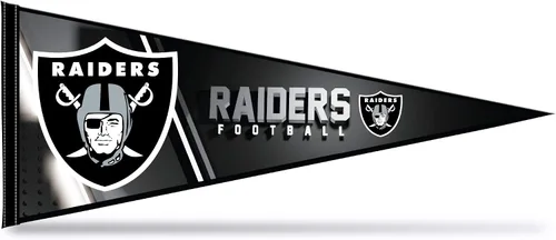 Miniatura 27 de Rico Industries NFL Football Primary 12" x 30" Felt Wall Décor Pennant - Great for Home/Bed Room/Man Cave Décor