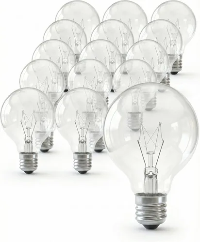 Miniatura 13 de Paquete de 25 Bombillas de Repuesto C7 Transparentes, Bombillas de Luz de Vela C7 para Exteriores, Luz de Vela Nocturna para Decoración de Patio