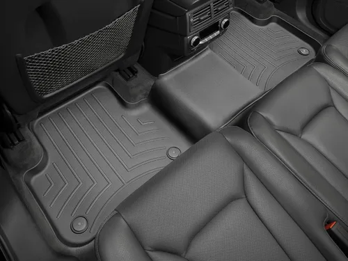 Miniatura 2 de WeatherTech Revestimientos de suelo personalizados para Audi Q7, SQ8, Q8-2nd Row (448872), color negro