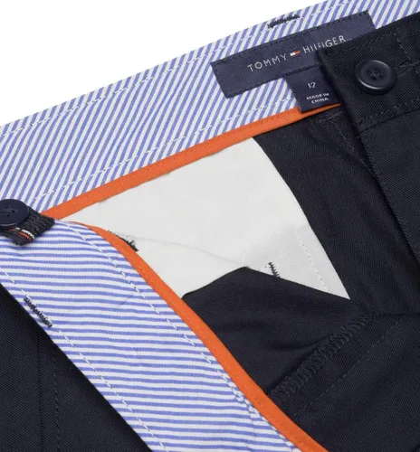 Miniatura 3 de Tommy Hilfiger Flat Front Twill Blend Shorts, Kids School Uniform Clothes for Little Or Big Boys with Husky and Slim Sizes
