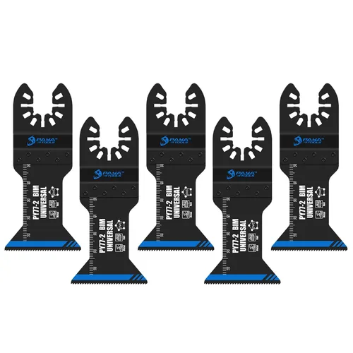 Miniatura 10 de Cuchillas oscilantes universales bimetálicas con soporte de acero inoxidable, cuchillas multiherramienta de 1-1/2 pulgadas para madera y clavos