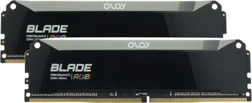 Miniatura 4 de OLOy DDR4 RAM 16 GB (2 x 8 GB) Hoja de línea capilar negra RGB 3200 MHz CL16 1.35V 288 pines para juegos de escritorio UDIMM (MD4U0832160BRKDA)