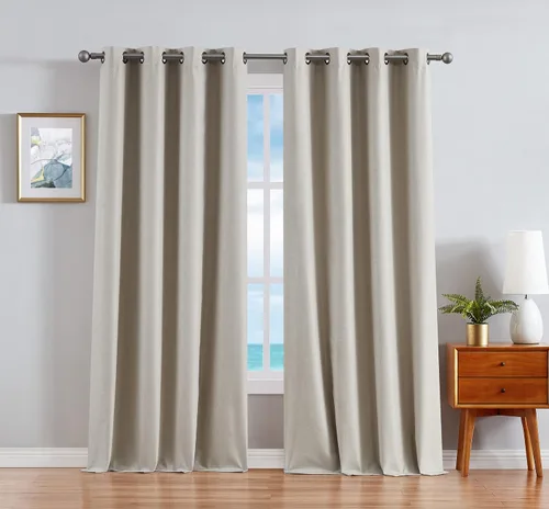 Miniatura 10 de Nautica Cortinas opacas para el hogar, Providence Ultimate Blackout Classics, cortinas térmicas de privacidad para dormitorio o sala de estar, juego