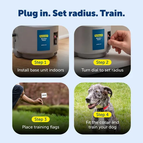 Miniatura 4 de PetSafe Sistema inalámbrico de contención de valla para mascotas, collar receptor solo para perros y gatos de más de 8 libras, resistente al agua