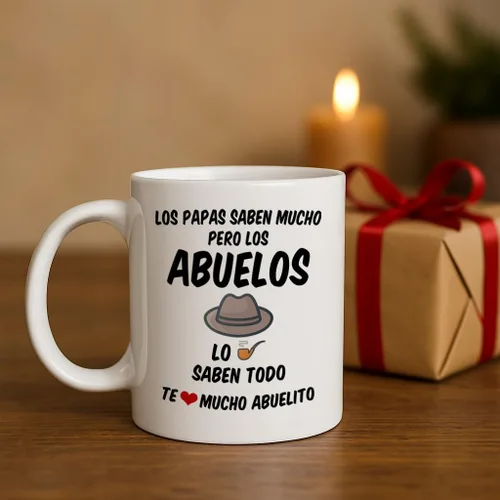 Miniatura 8 de Casitika Regalos para el Mejor Abuelo del Mundo. Taza de café Abuelito de 11 onzas. Tazas de abuelo en español. Taza de regalo del día del Padre