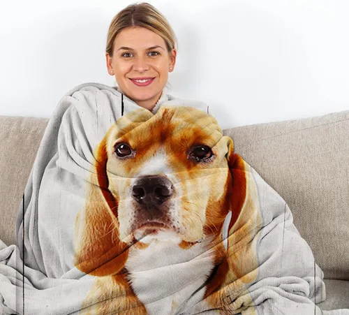 Miniatura 3 de Mantas de memoria personalizadas con fotos, mantas conmemorativas personalizadas para la pérdida de mascotas, regalo de duelo para los amantes