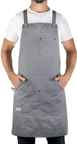 Miniatura 2 de Hudson Durable Goods - Delantal de chef de grado profesional para cocina, barbacoa y parrilla