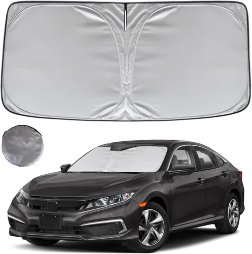 Miniatura 45 de KAYZT Parasol para parabrisas para Honda Civic 2022-2025 11.ª generación, parasol plegable para ventana delantera, accesorios de ajuste personalizado