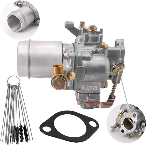 KIPA Carburador apto para Jeep Willys 134 CI L-Head Engine Reemplazar 1941-1945 MB 1941-45 GPW 1945-49 CJ2A 48-53 CJ3A 50-52 M38 1 Barril # 17701.01