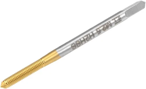 Miniatura 10 de uxcell Rosca que forma el golpecito M2 Rosca 0,4 echada H2 HSS Titanium recubierto