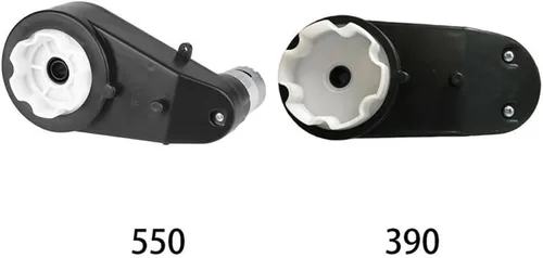Miniatura 7 de Reemplazo del motor de caja de cambios eléctrica de 12 V, RS390 RS550, transmisión de CC de alto par para montar en autos de juguete, engranajes