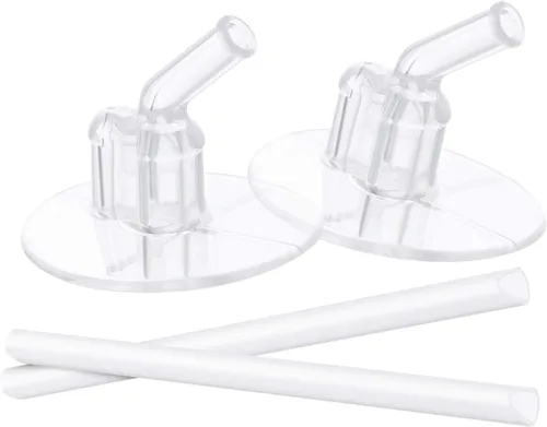 Miniatura 5 de Thermos Pajitas de repuesto para botella Funtainer de 12 onzas, transparentes, 2 unidades (paquete de 2)