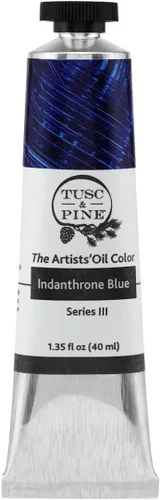 Miniatura 260 de Tusc & Pine Pintura al óleo Artist – Alizarin Crimson, 1.4 fl oz, sin amarilleo, consistencia rica y cremosa, carga máxima de pigmento, pinturas al